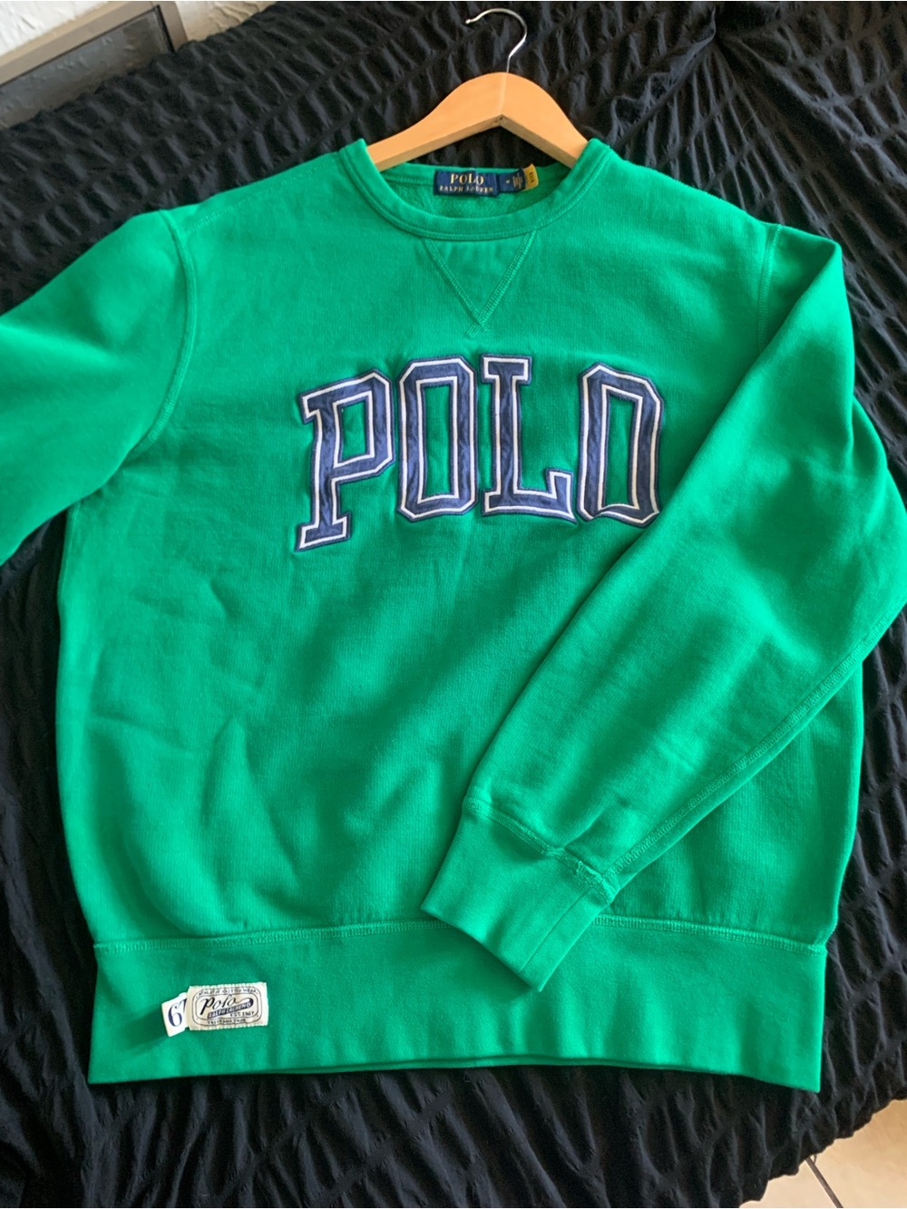 Polo Ralph Lauren Green 'The RL' Logo Sweatshirt